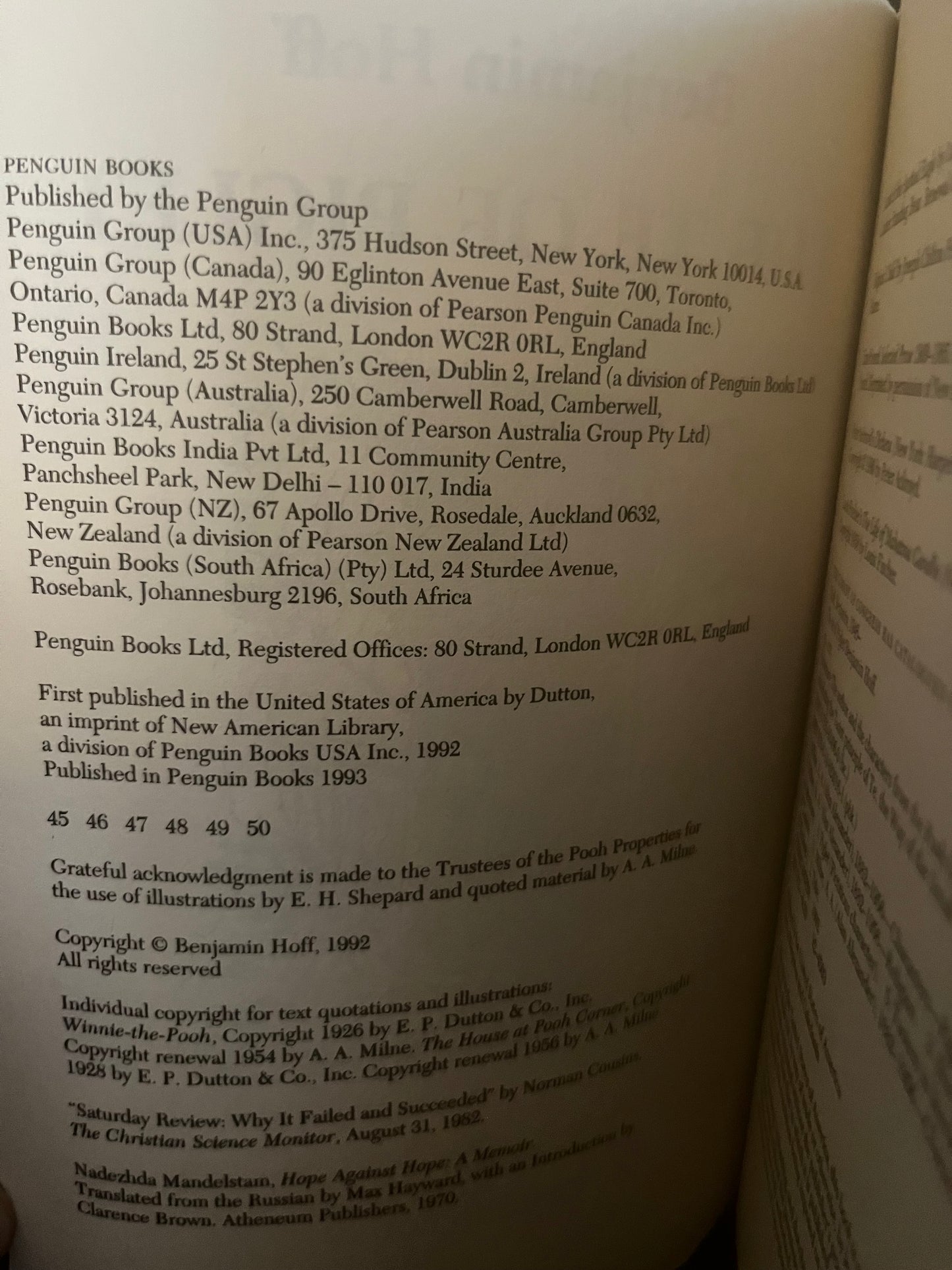 The Te of Piglet by Benjamin Hoffman