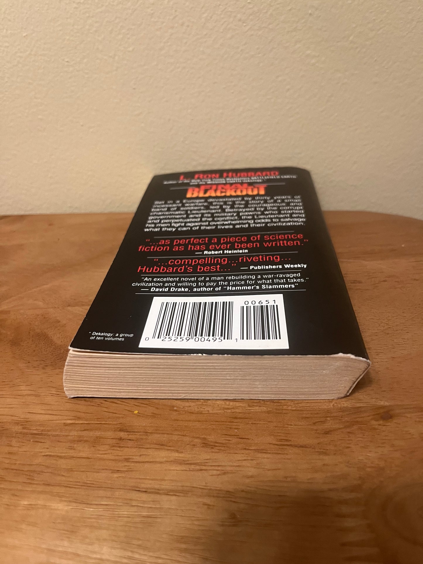 Final Blackout by L Ron Hubbard (1991 1st Bridge edition)