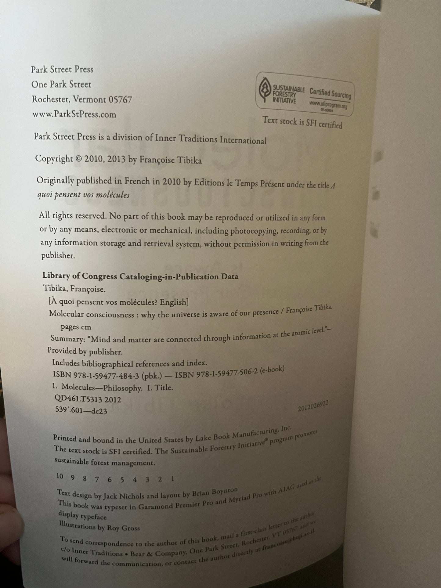 Molecular Consciousness by Francoise Tibika