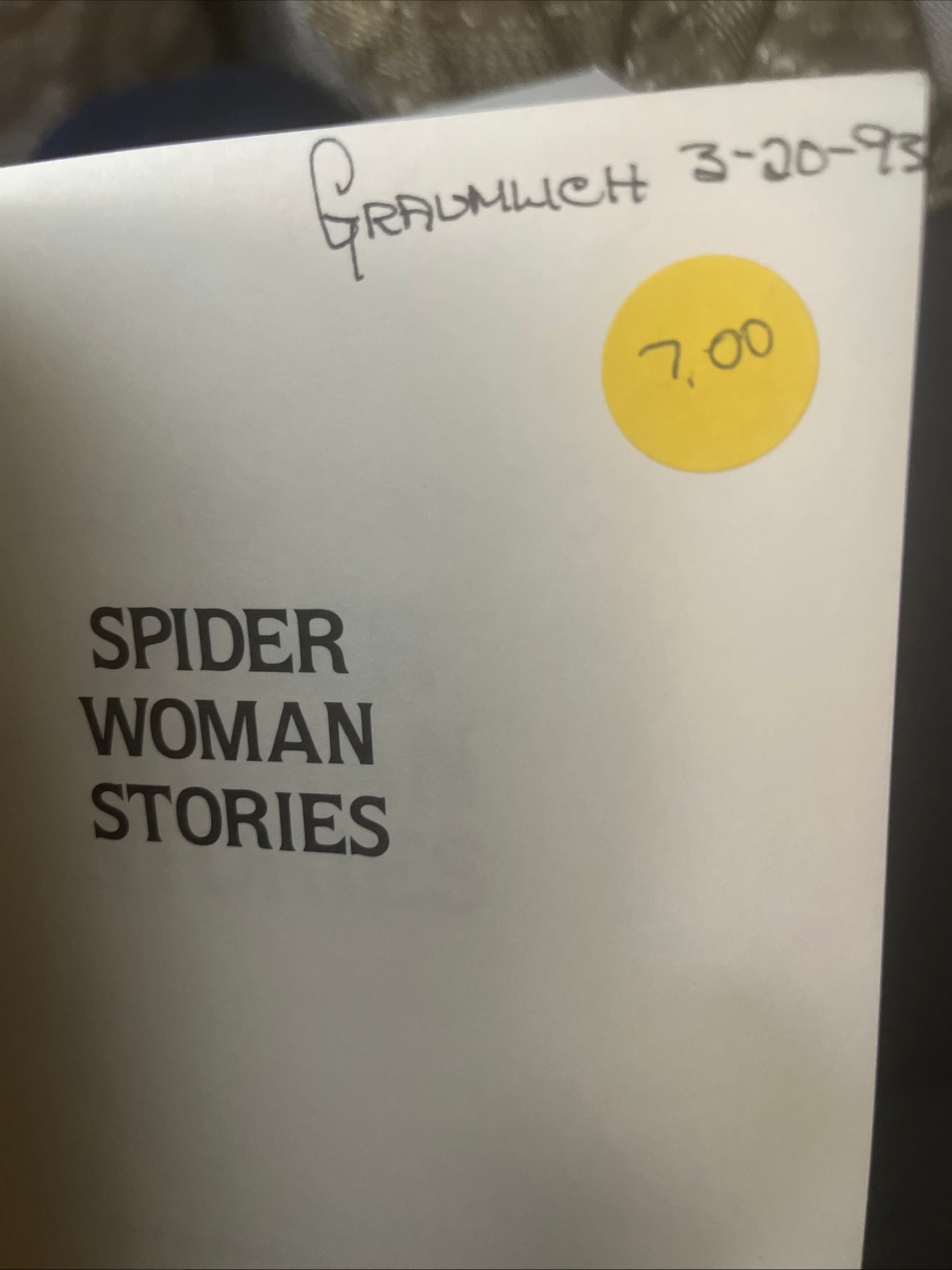 Spider Woman Stories: Legends of the Hopi Indians by G. M. Mullett