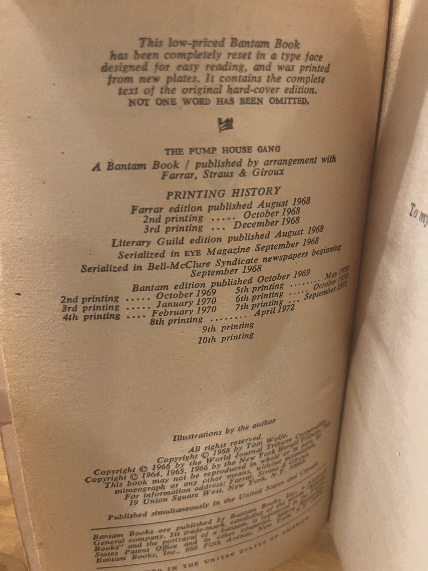 The Pump House Gang by Tom Wolfe (1972)
