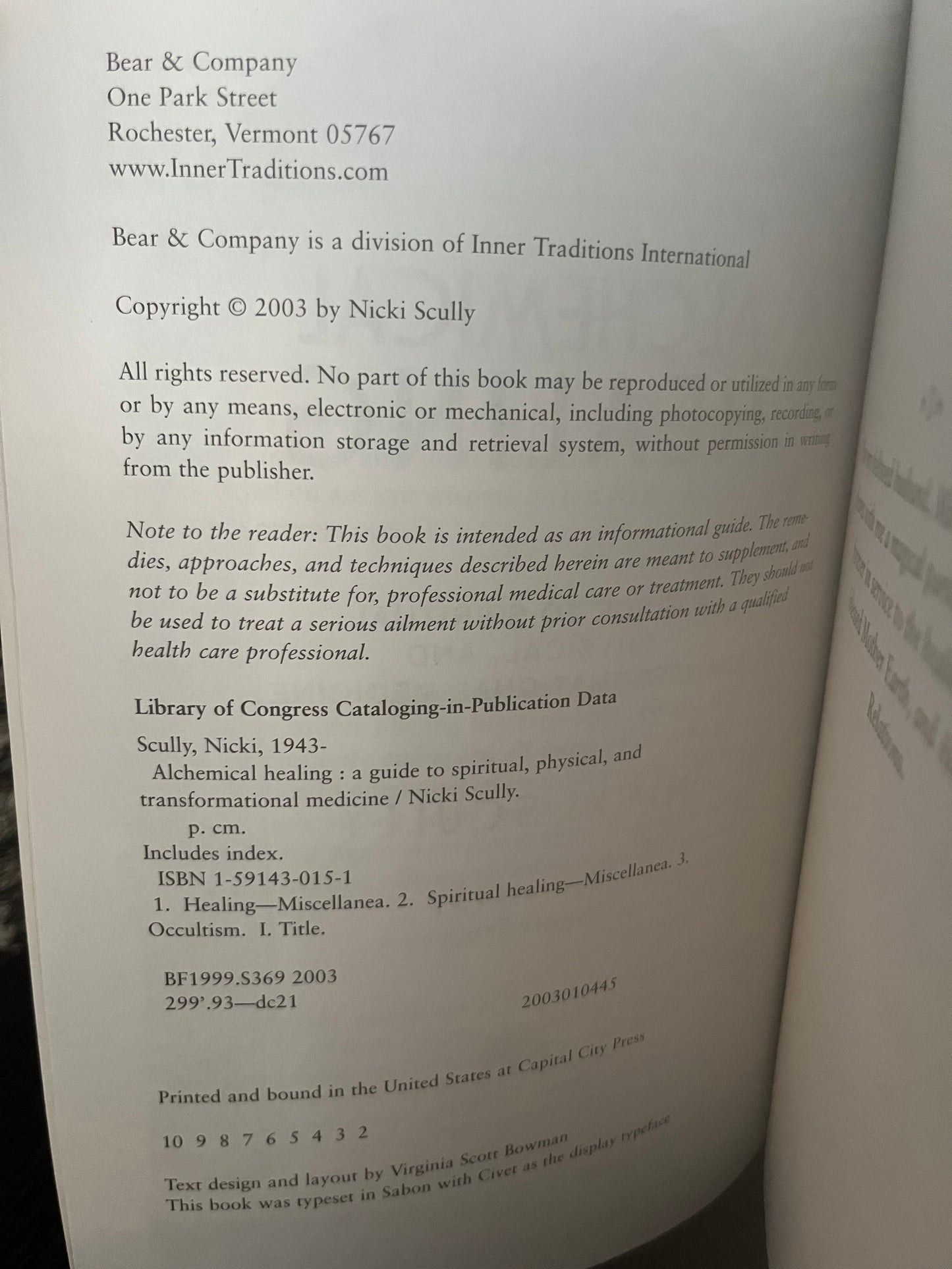 Alchemical Healing by Nicki Scully