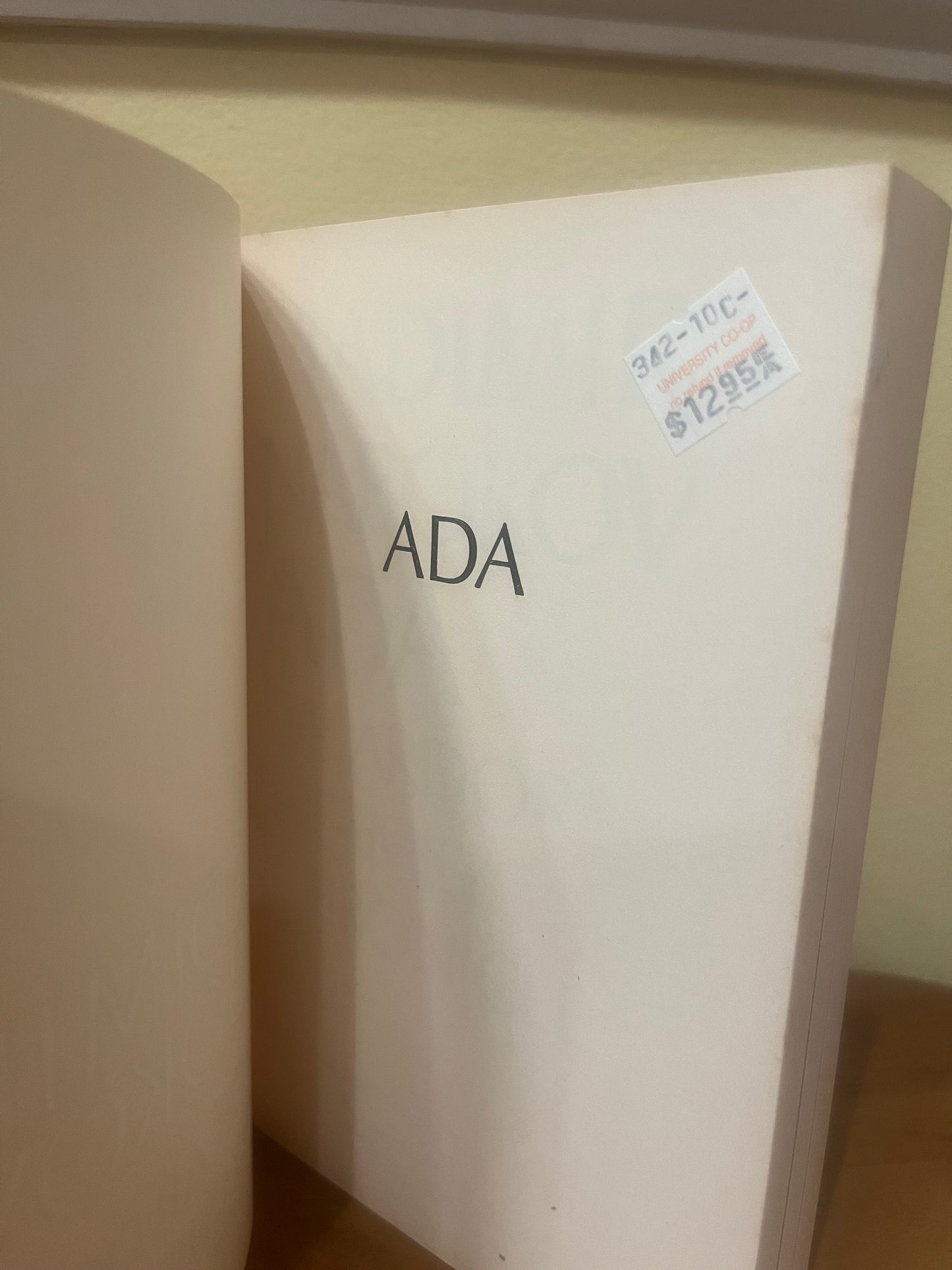 Ada or Ardor, A Family Chronicle by Vladimir Nabakov (First Paperback Edition 1981)
