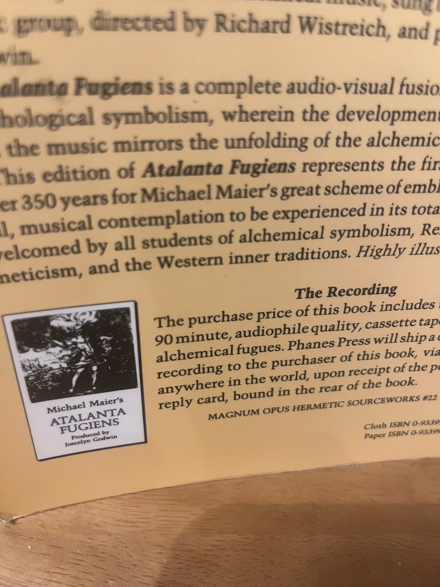 Atalanta Fugiens: An Edition of the Emblams, Fugues and Epigrams by Michael Maier