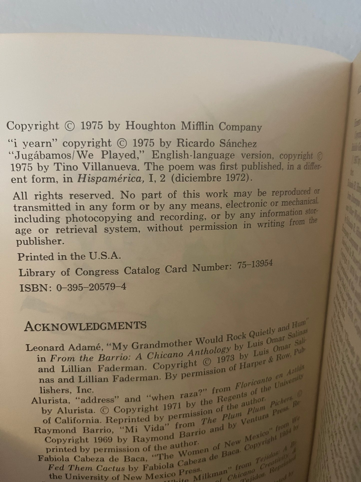 Chicano Voices by Carlota Cardenas de Dwyer (Editor, 1975)