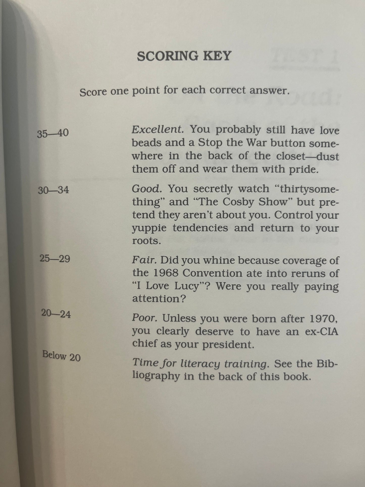 Test Your Countercultural Literacy by Kathy A & Diane Zahler