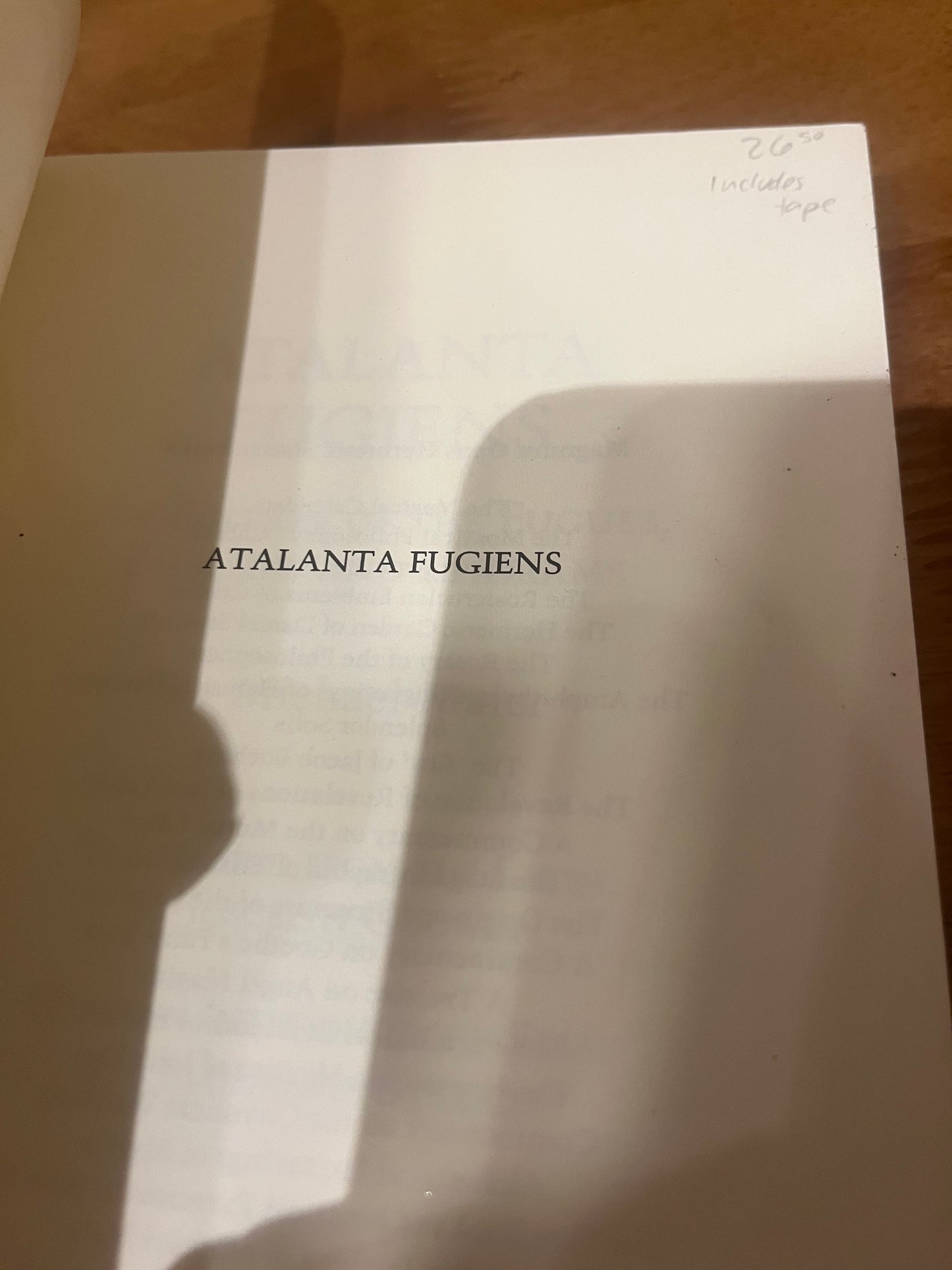 Atalanta Fugiens: An Edition of the Emblams, Fugues and Epigrams by Michael Maier