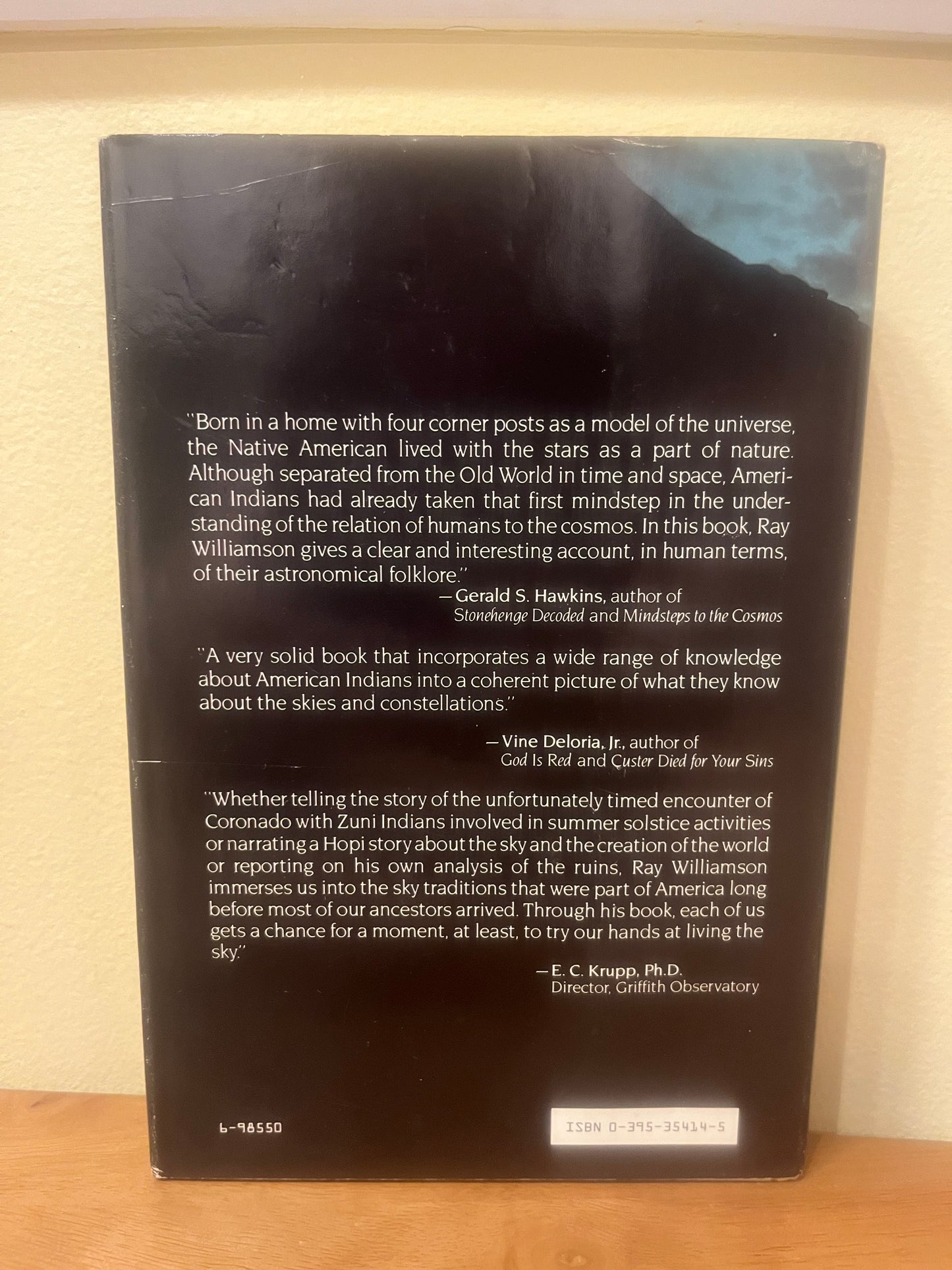 Living the Sky: The Cosmos of the American Indian by Ray A. Williamson