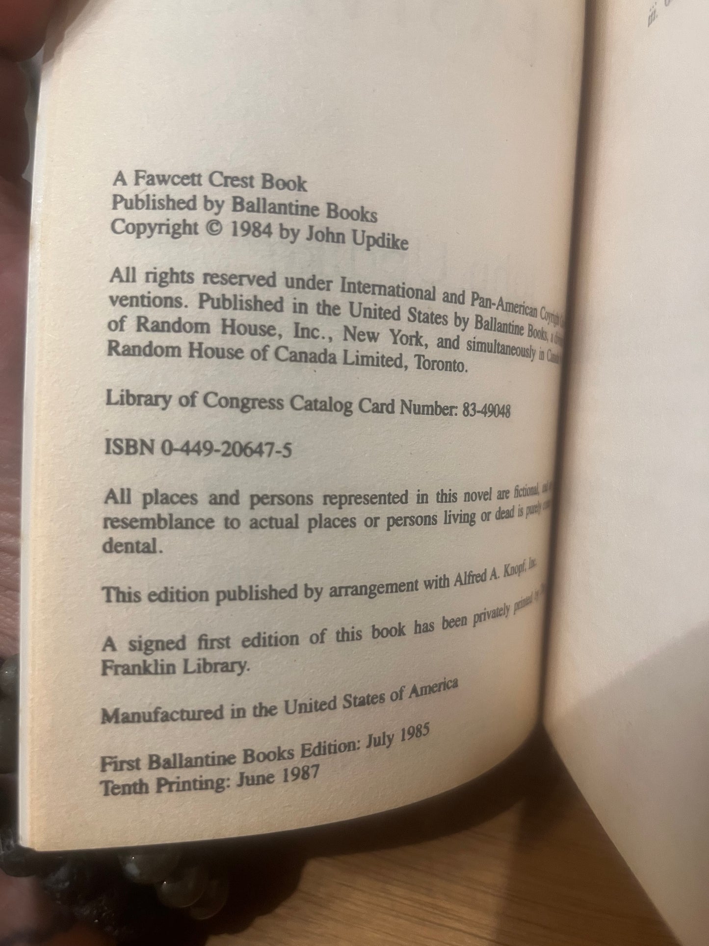 The Witches of Eastwick by John Updike