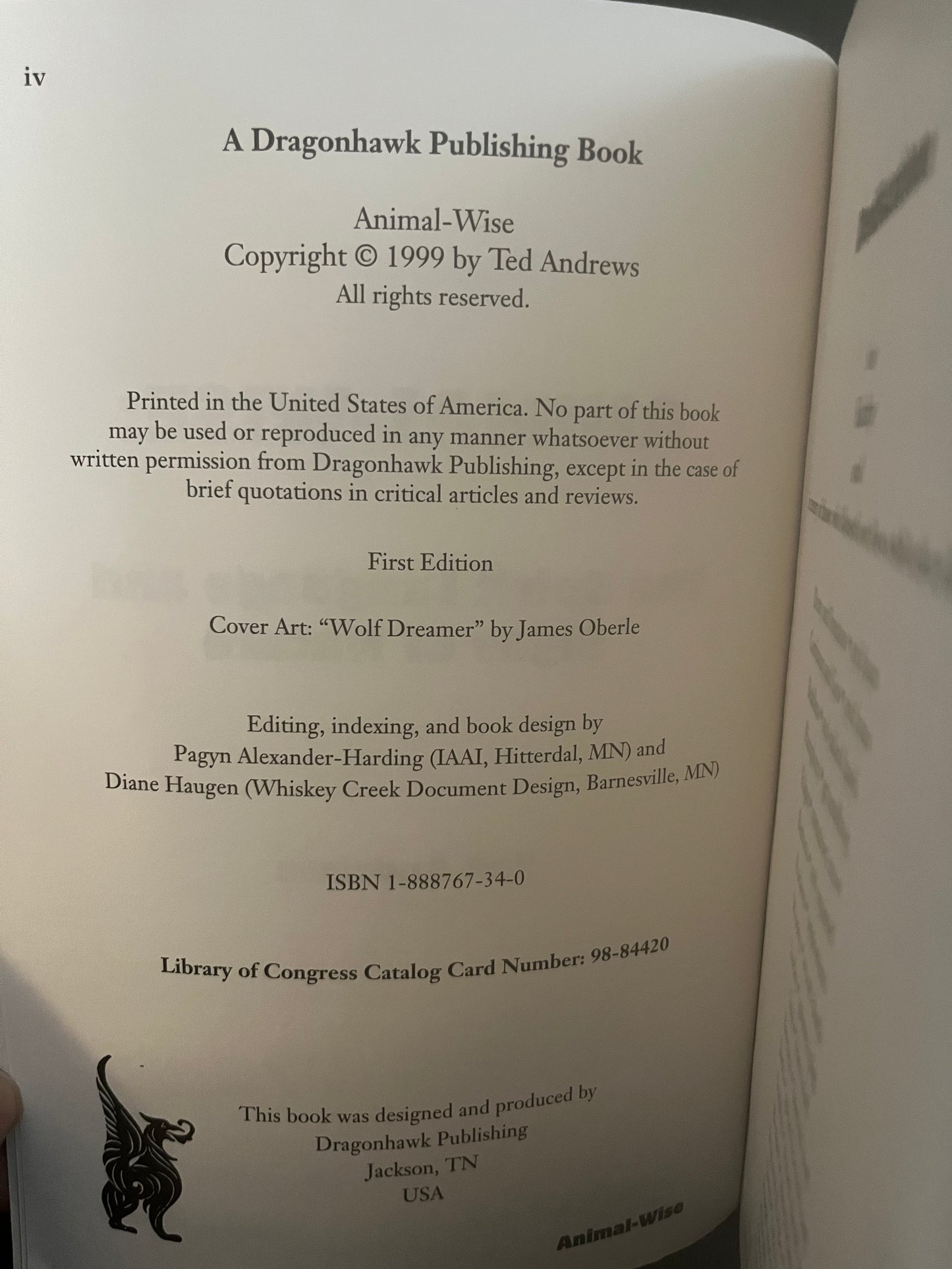 Animal-Wise: The Spirit Language and Signs of Nature by Ted Andrews