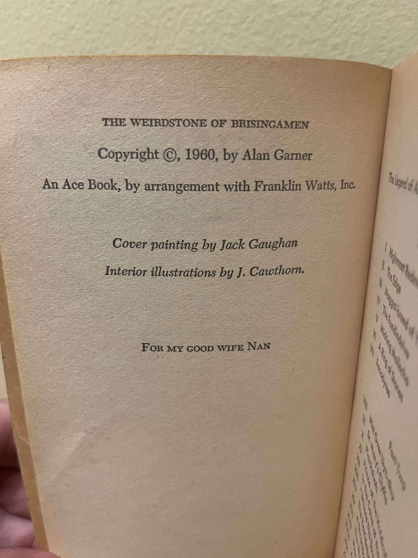 The Weirdstone of Brisingamen by Alan Garner (1960)