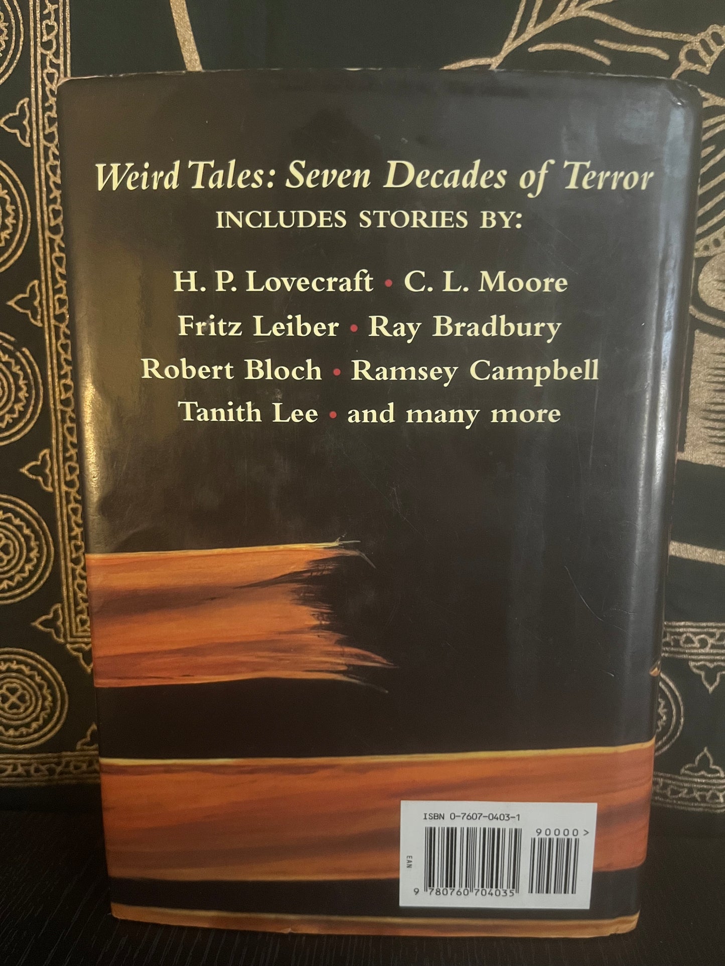 Weird Tales: Seven Decades of Terror (Collection of H. P. Lovecraft, Clark Ashton Smith, Ray Bradbury, August Derleth, Brian Lumley, etc 1st edition, 1997)