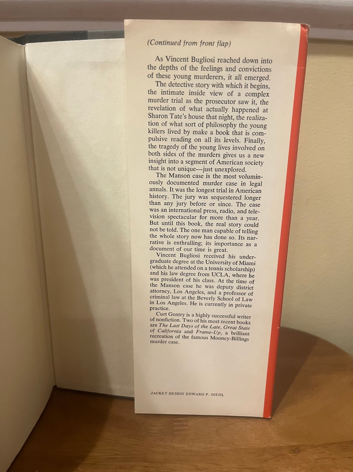 Helter Skelter by Bugliosi and Gentry (First edition, third printing)