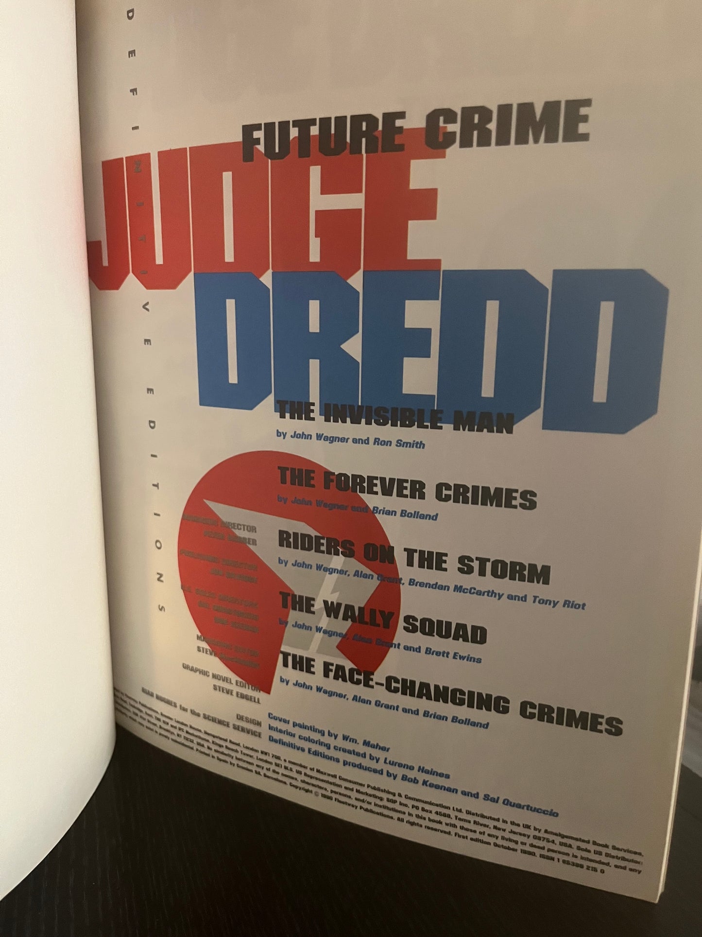 Judge Dredd Future Crime (1990, 1st)