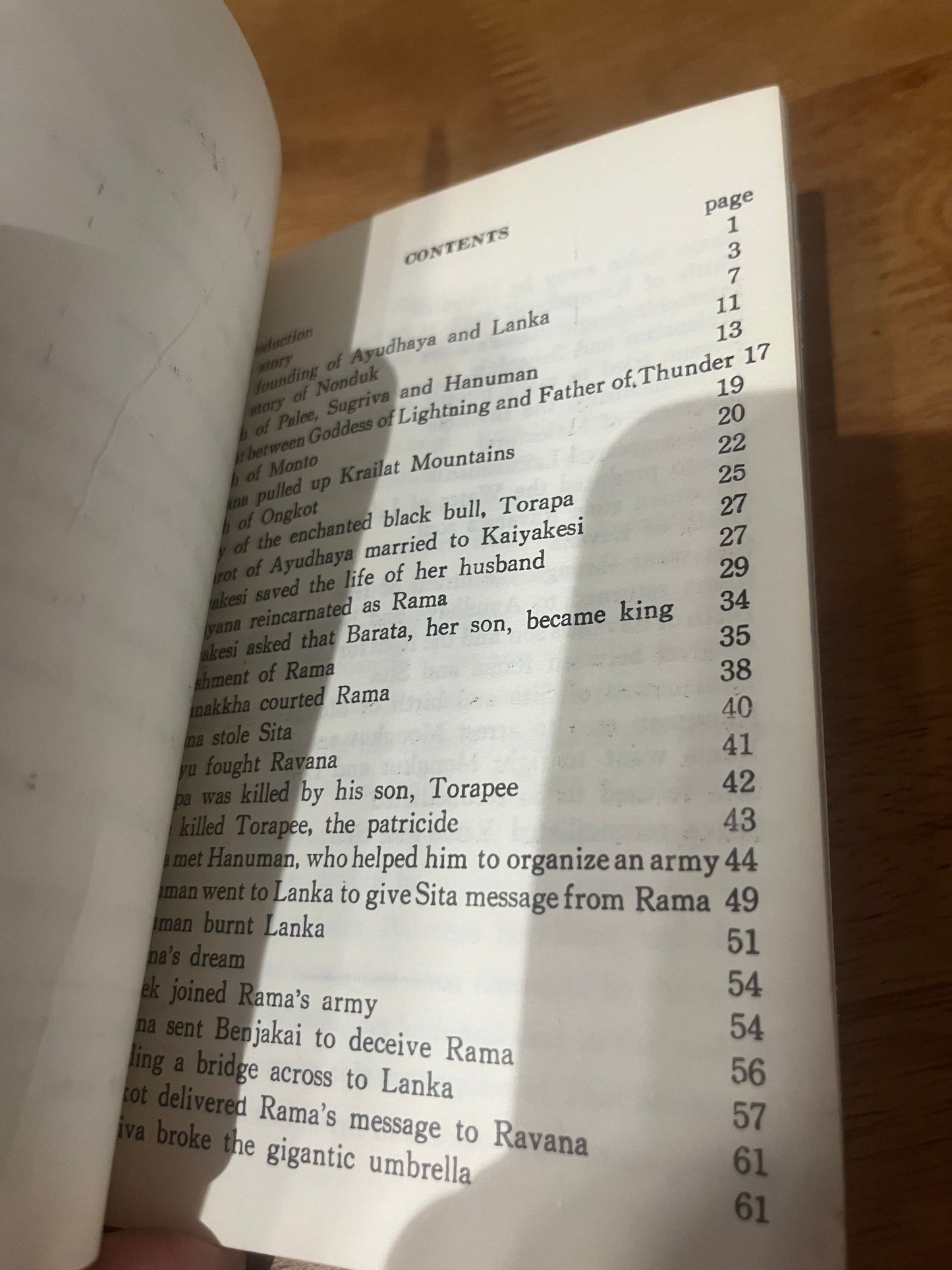 Thai Ramayani as written by King Rama I (1982 Chalermnit Press)