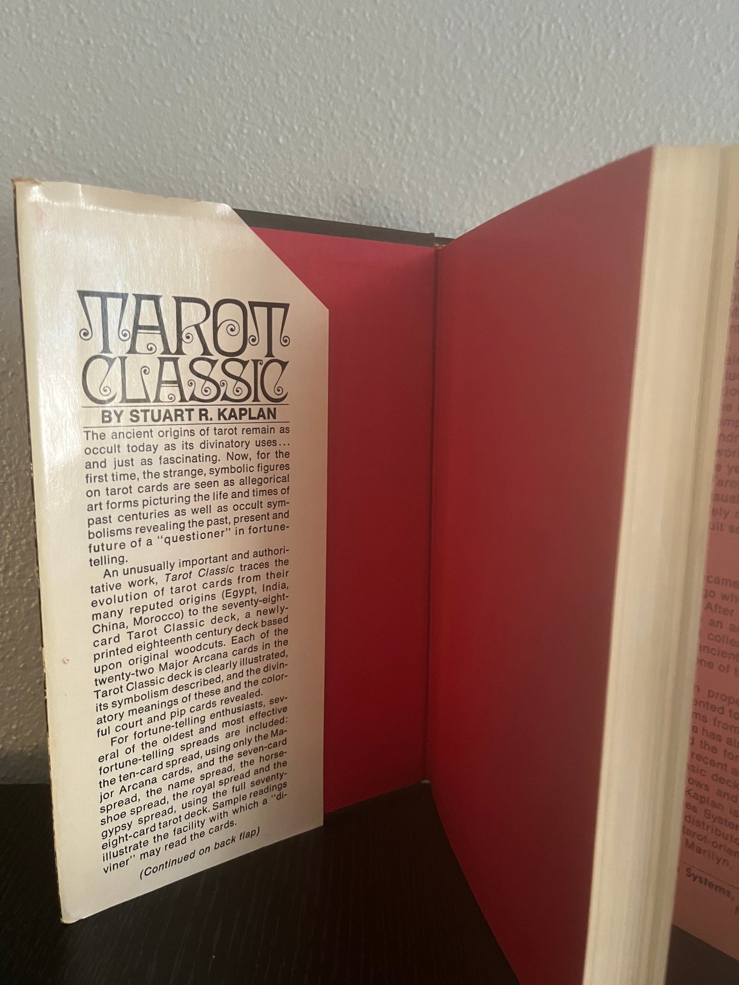Tarot Classic by Stuart R. Kaplan (1st Edition)