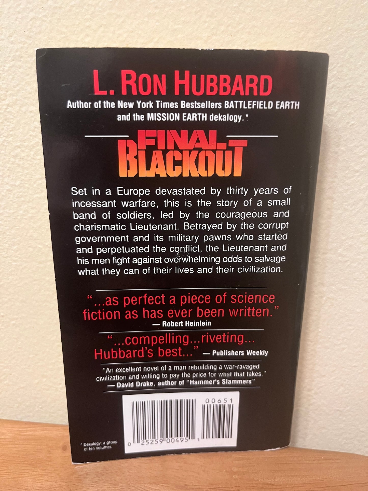 Final Blackout by L Ron Hubbard (1991 1st Bridge edition)