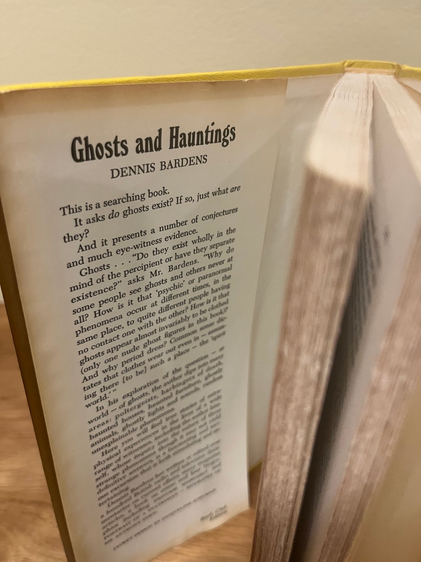 Ghosts and Hauntings by Dennis Bardens (1968)