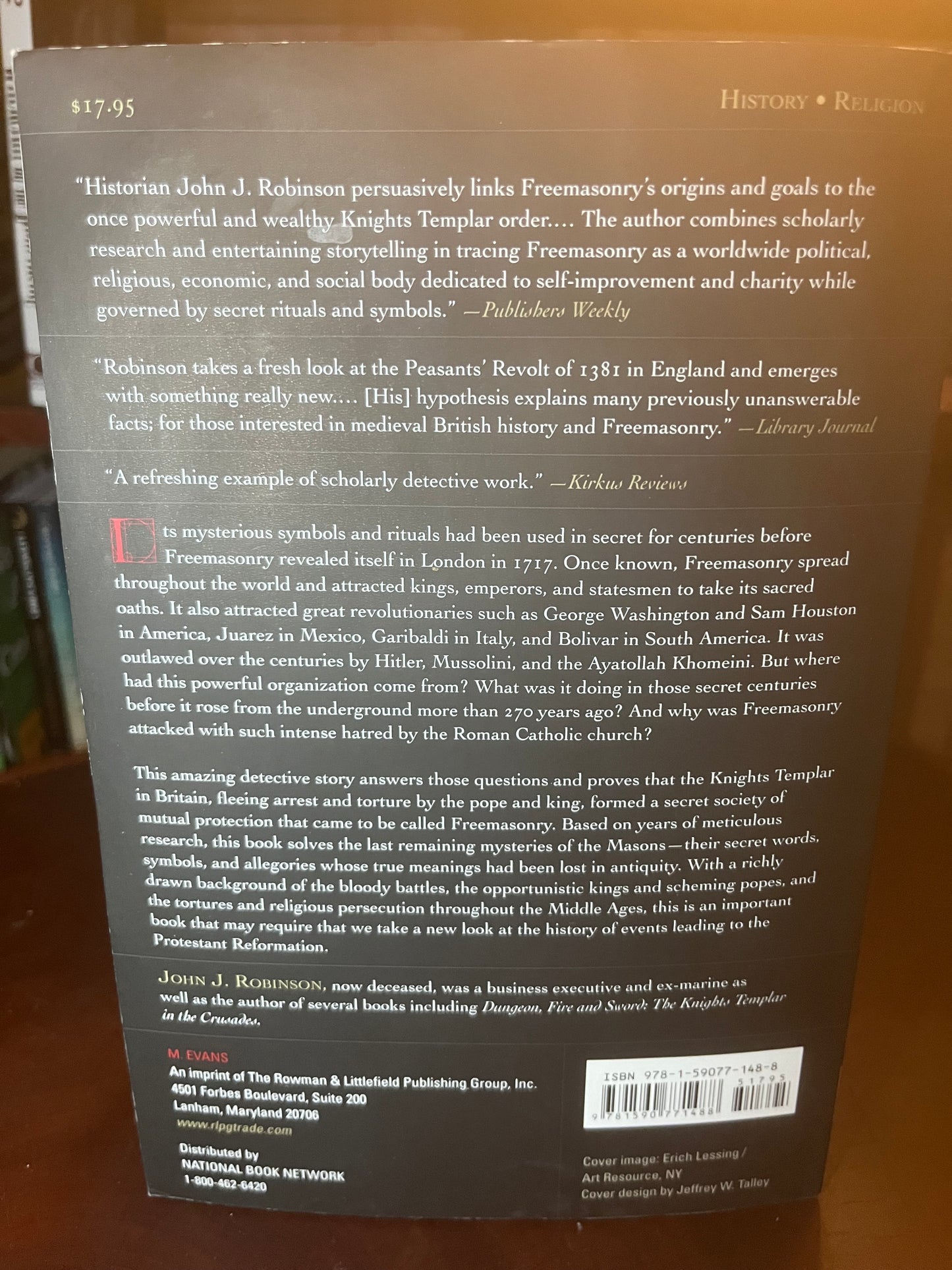 Born in Blood: The Lost Secrets of Freemasonry by John J Robinson