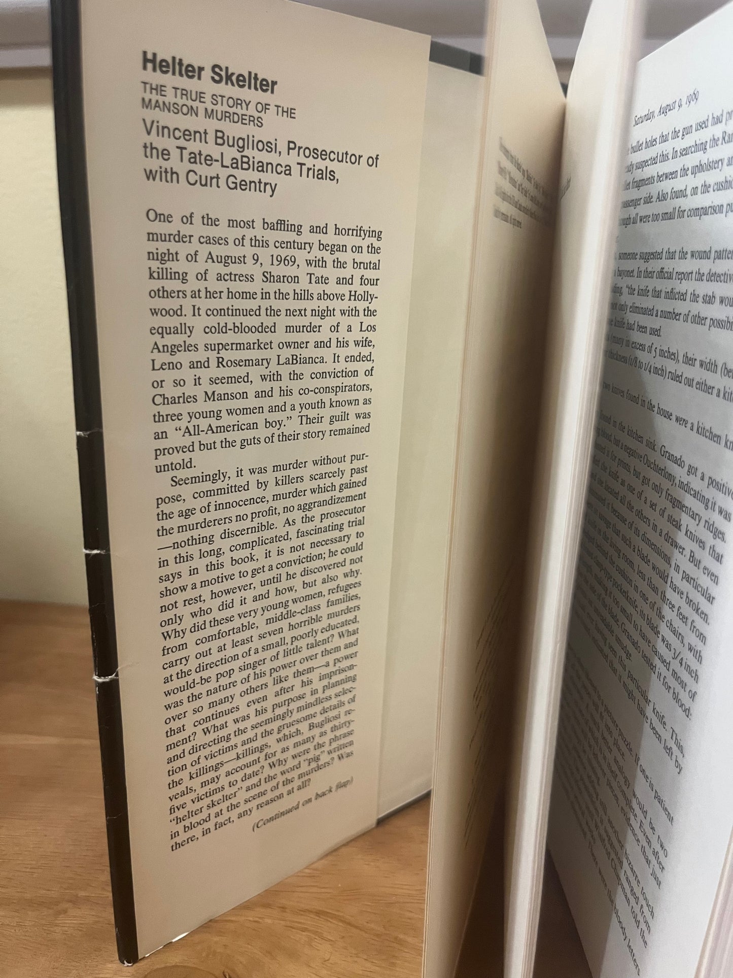 Helter Skelter by Bugliosi and Gentry (First edition, third printing)