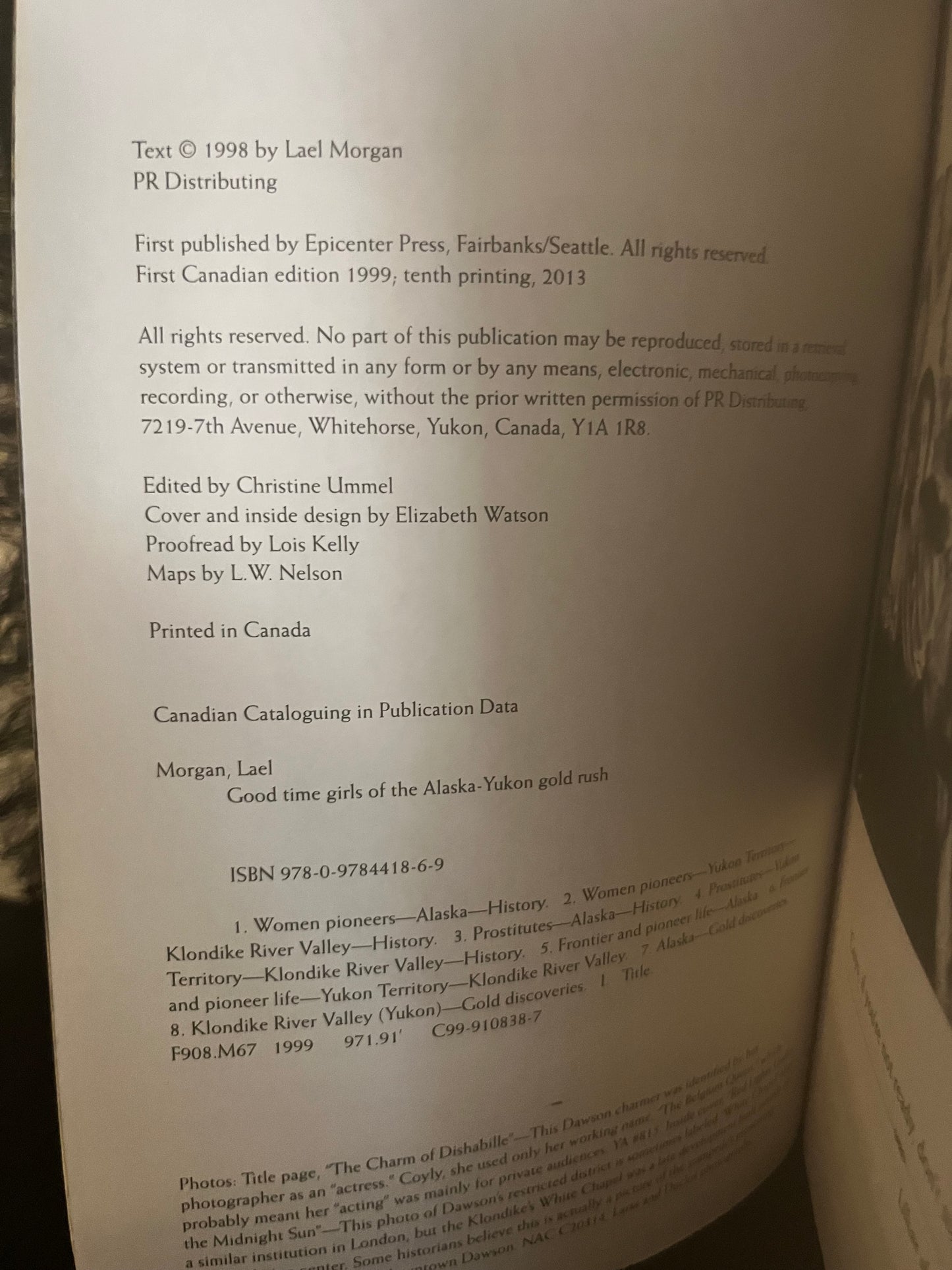 Good Time Girls of the Alaska-Yukon Gold Rush by Lael Morgan