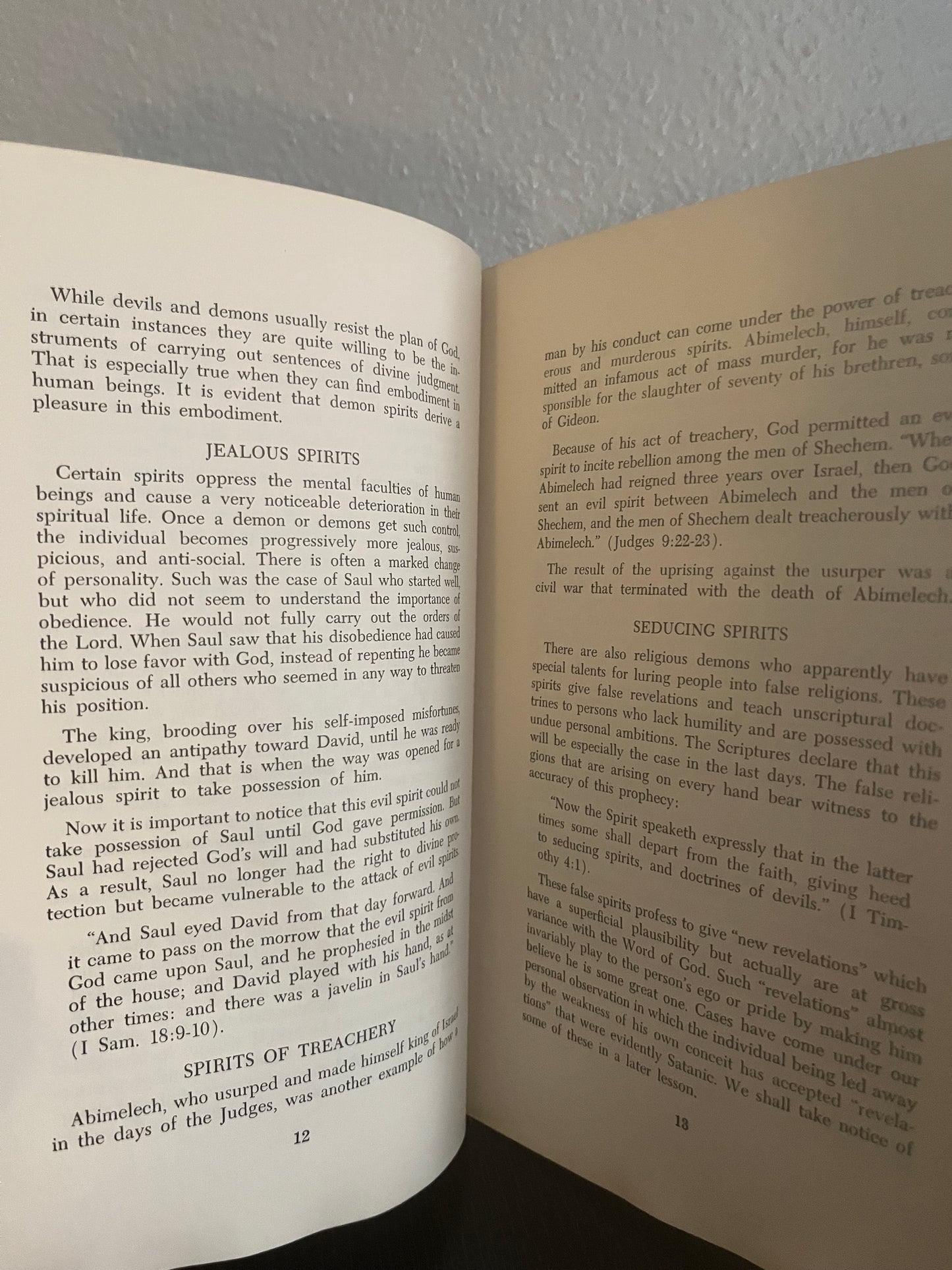 Satan Fallen Angels and Demons Series by Gordon Lindsay - 3 Volume Lot (1967)