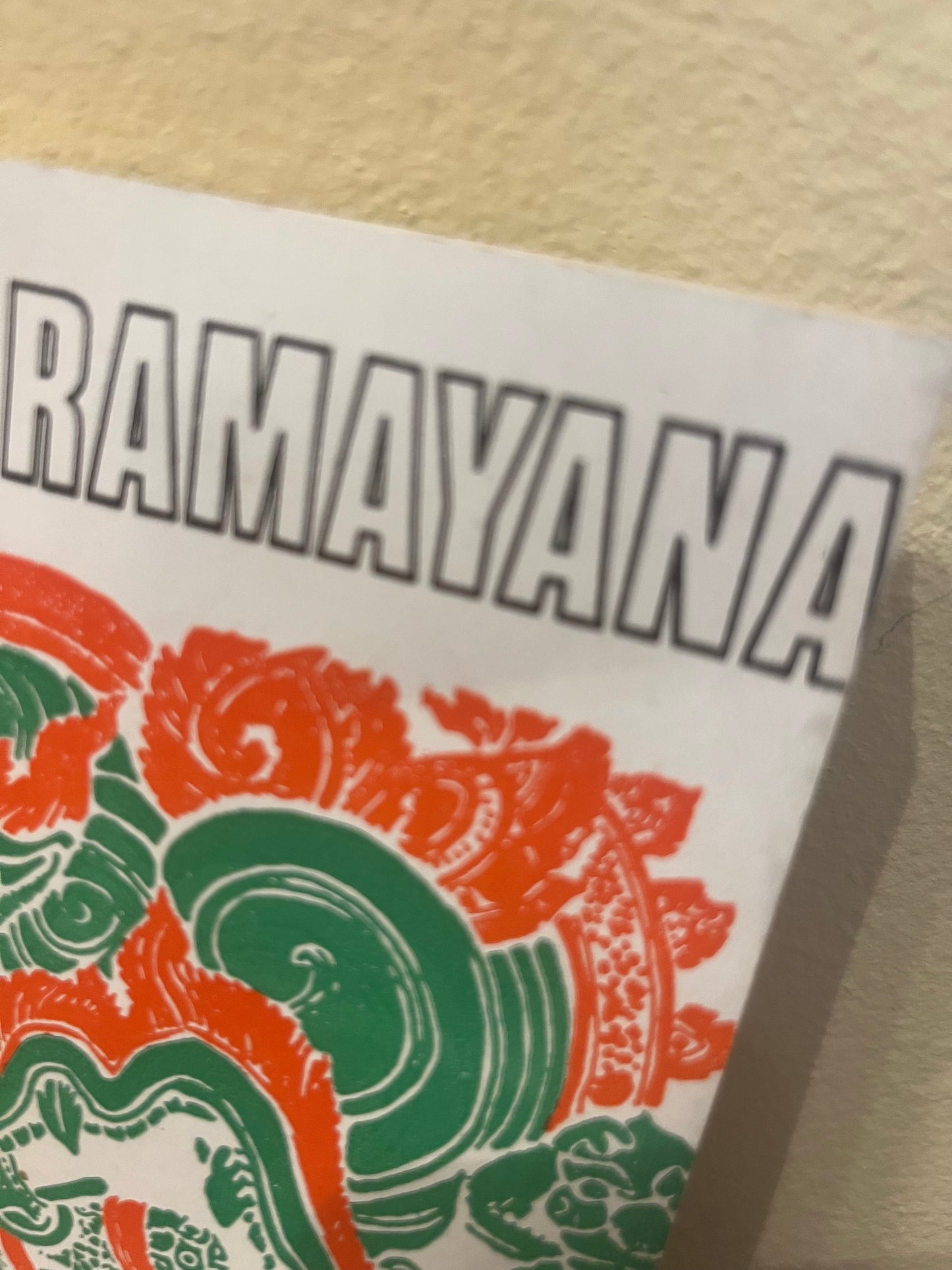 Thai Ramayani as written by King Rama I (1982 Chalermnit Press)