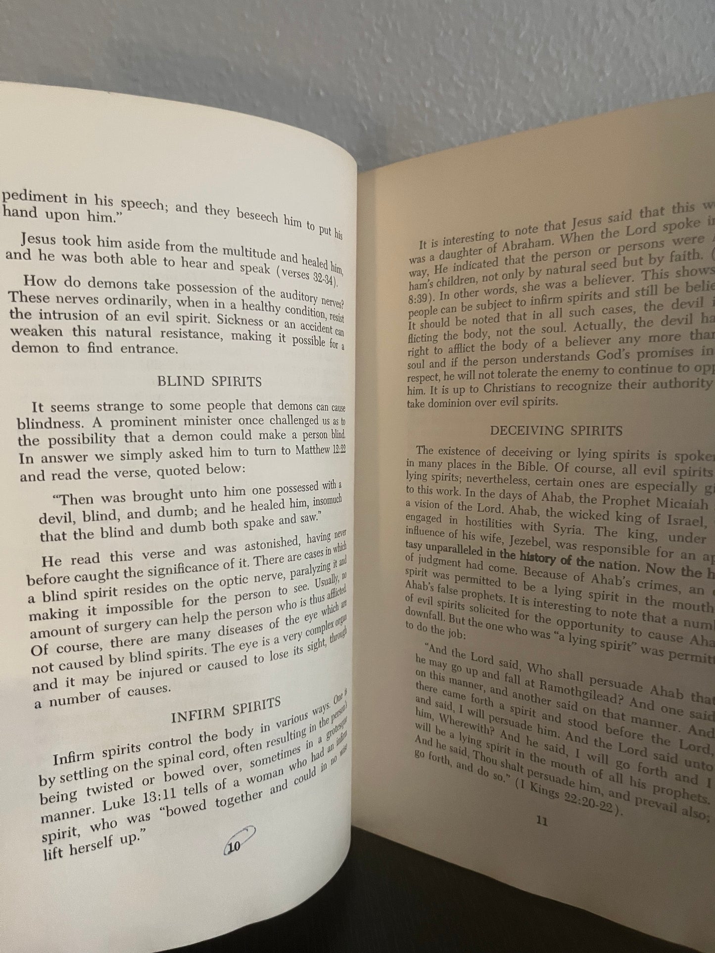 Satan Fallen Angels and Demons Series by Gordon Lindsay - 3 Volume Lot (1967)