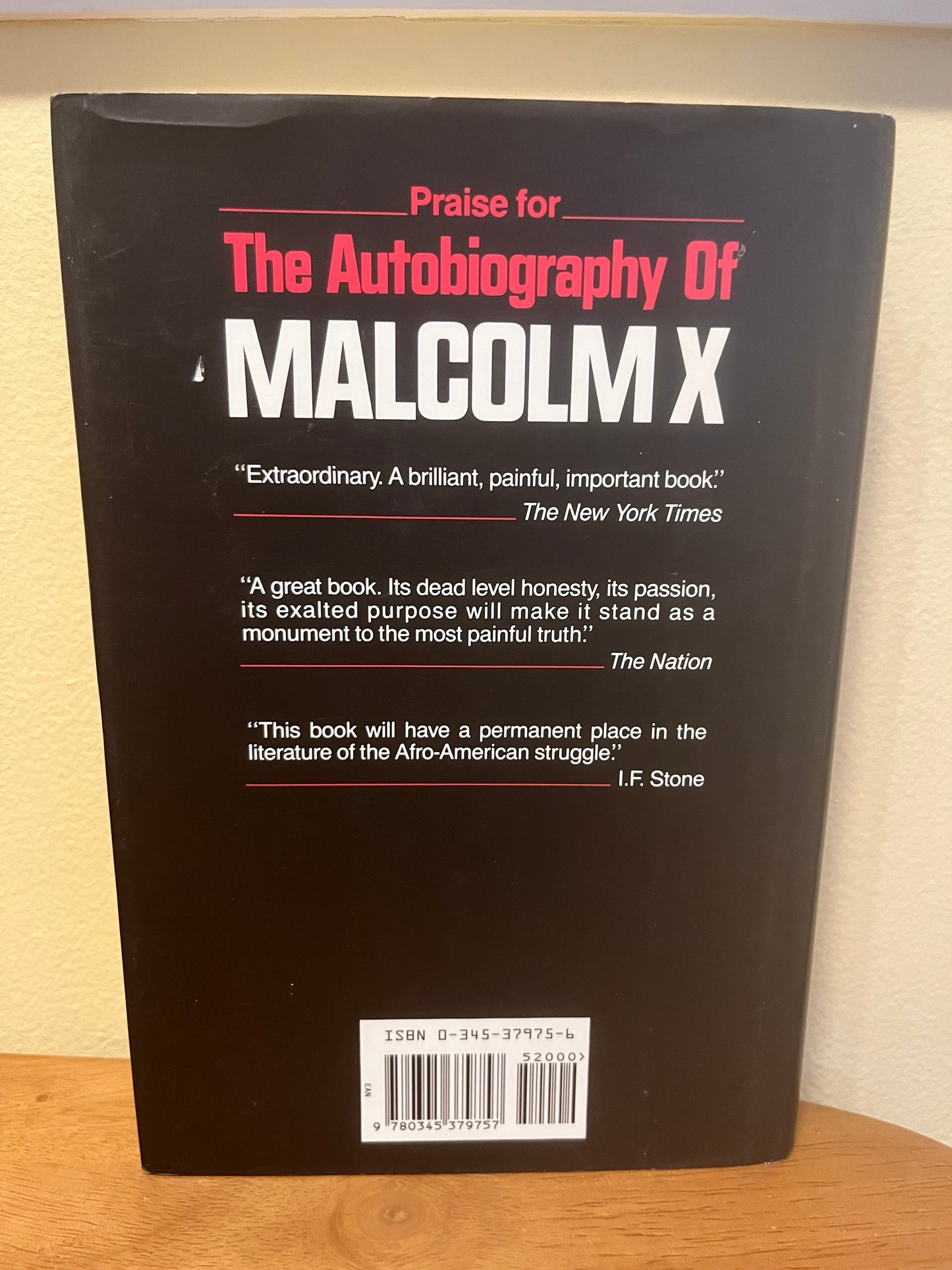 The Autobiography of Malcolm X (As Told to Alex Haley) 1992
