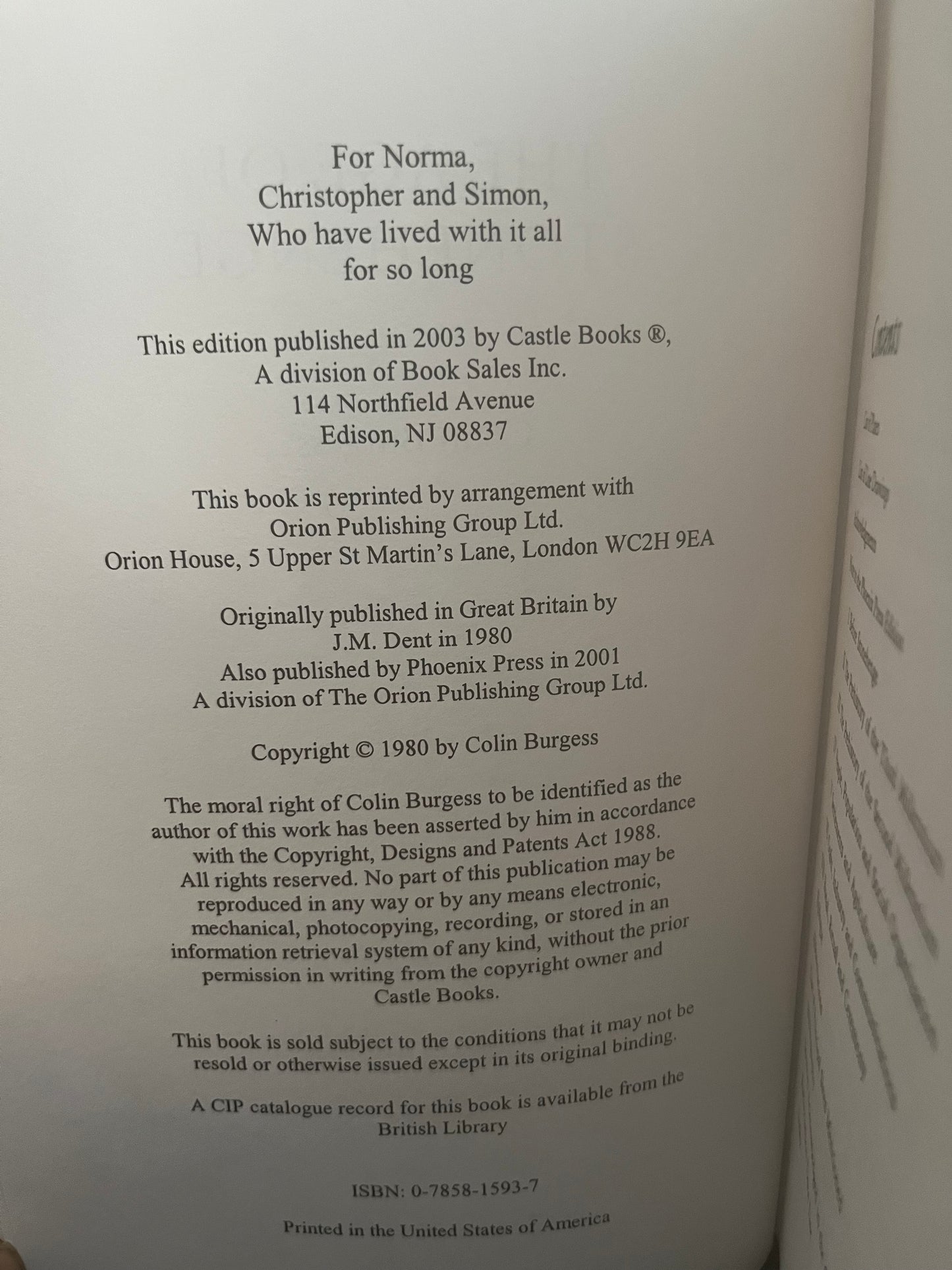 The Age of Stonehenge by Colin Burgess