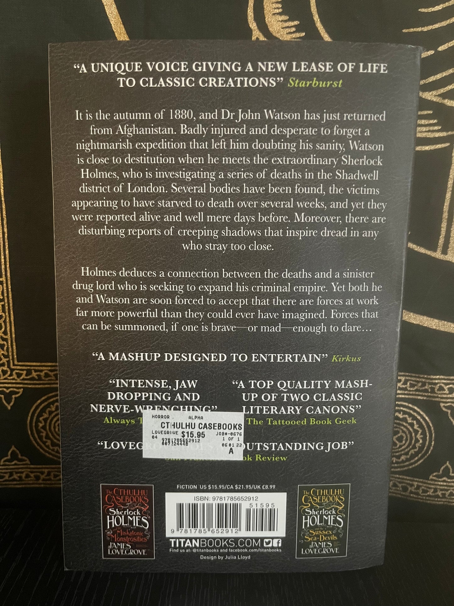 Sherlock Holmes and the Shadwell Shadows: The Cthulhu Casebooks by James Lovegrove