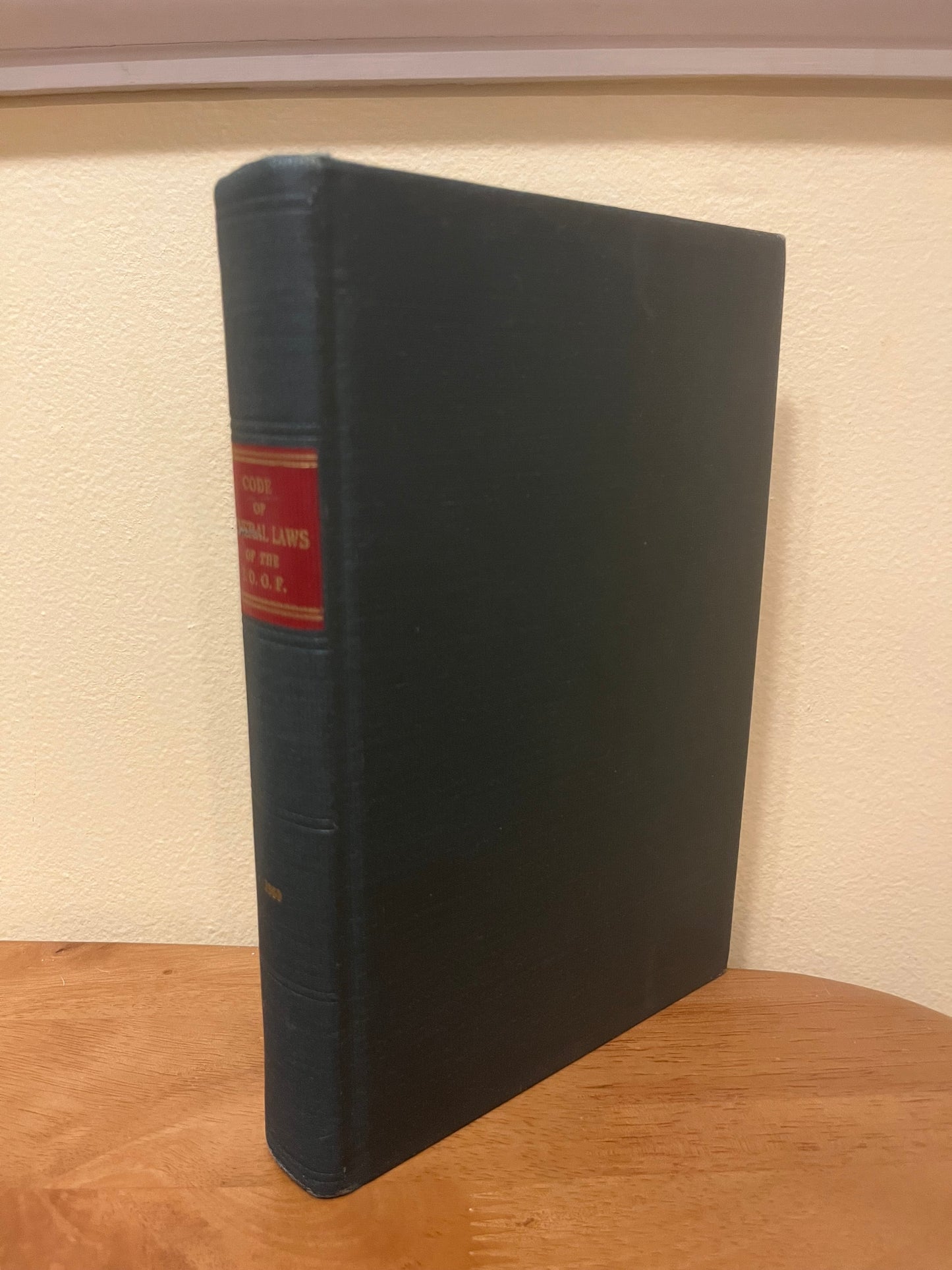 General Laws of the Independent Order of the Off Fellows 1960