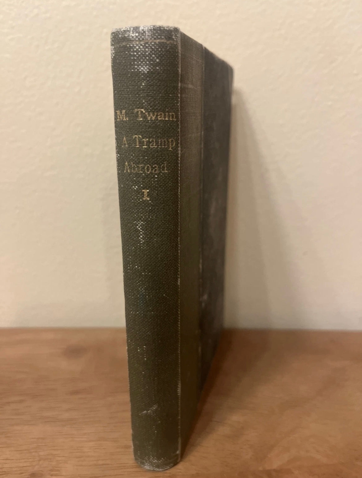A Tramp Abroad Vol 1 by Mark Twain (1880 Tauchnitz Edition)