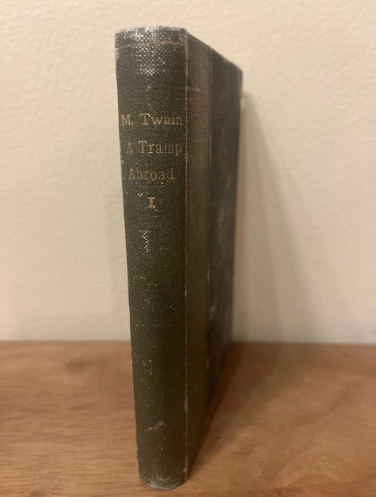 A Tramp Abroad Vol 1 by Mark Twain (1880 Tauchnitz Edition)