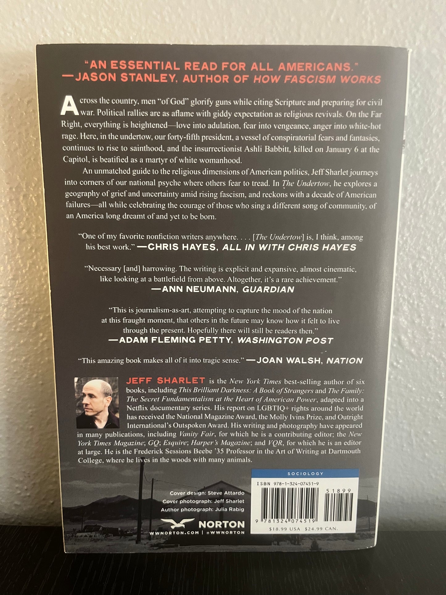 Undertow: Scenes From a Slow Civil War by Jeff Sharlet