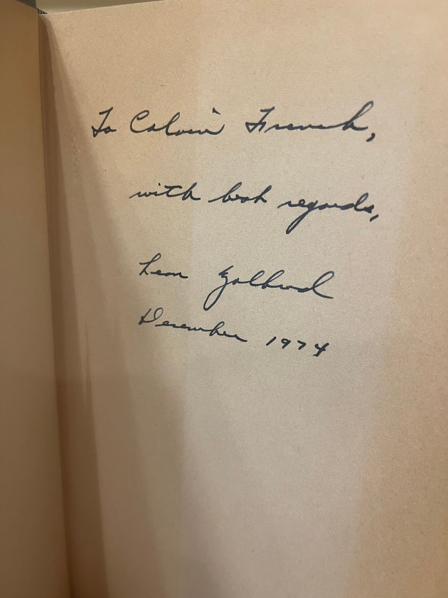 Ugetsu
Monogatari
tales of moonlight and rain
Ueda Akinari - signed by
translator Leon Zolbrod (1974)