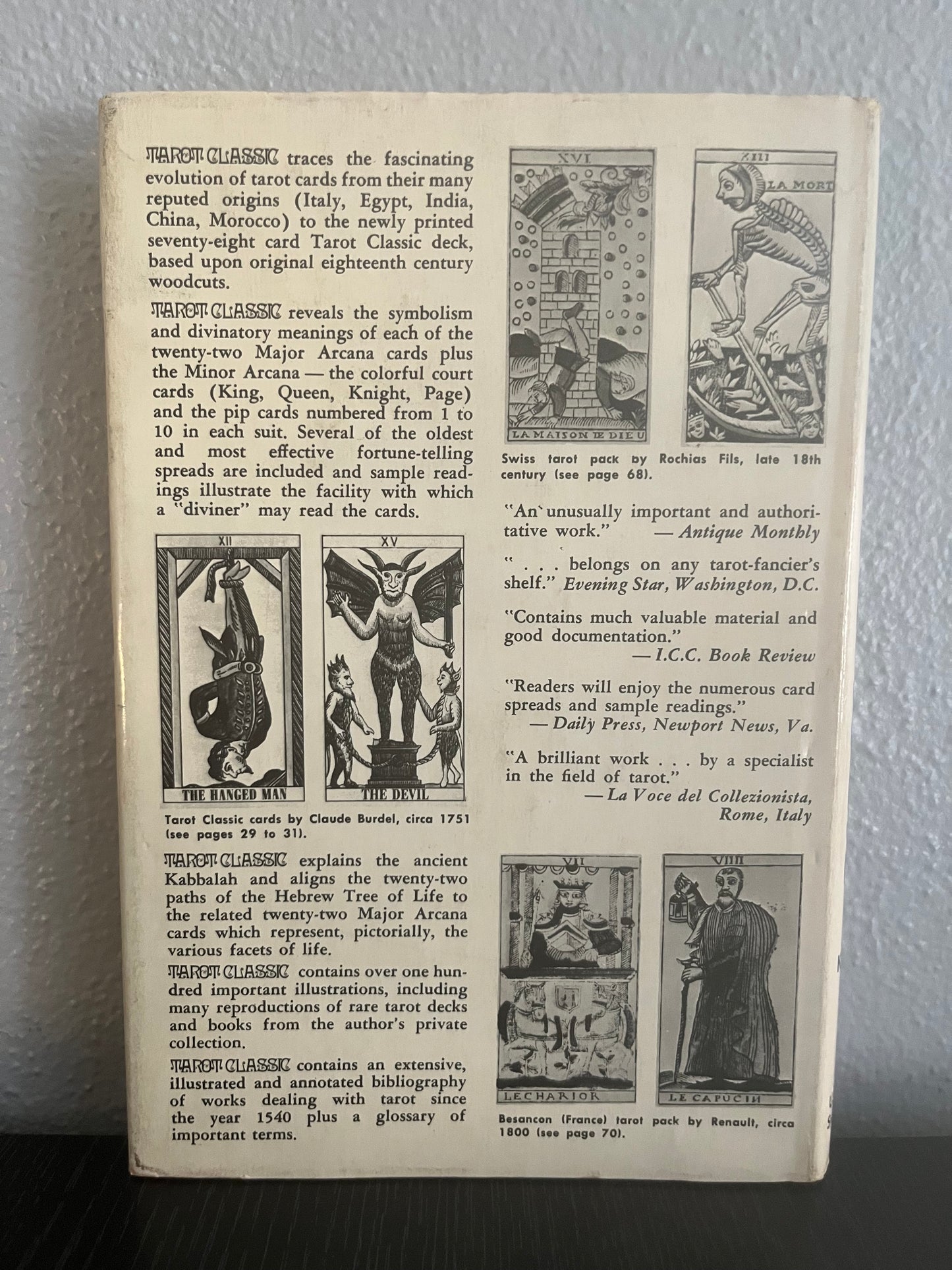 Tarot Classic by Stuart R. Kaplan (1st Edition)