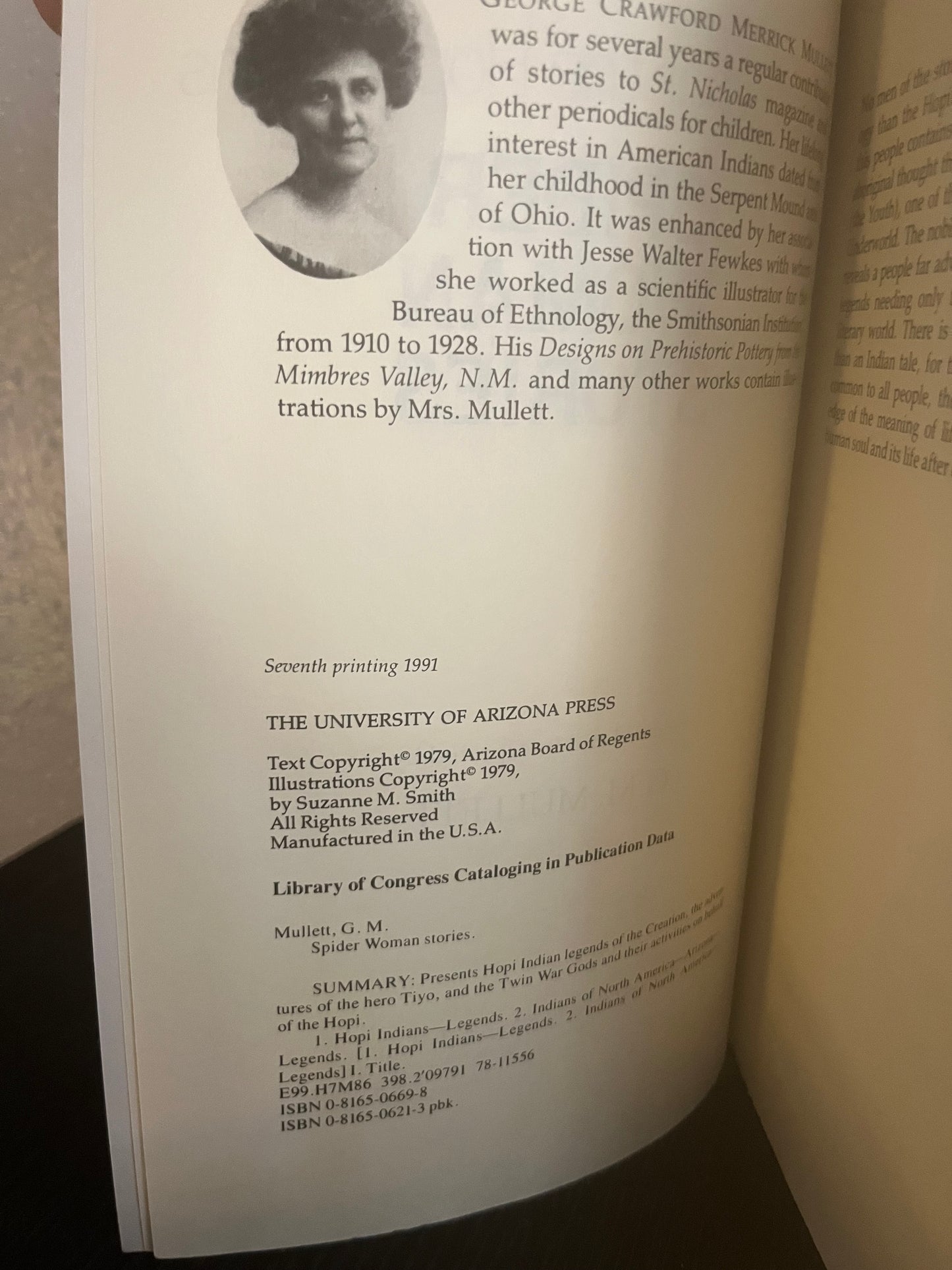 Spider Woman Stories: Legends of the Hopi Indians by G. M. Mullett