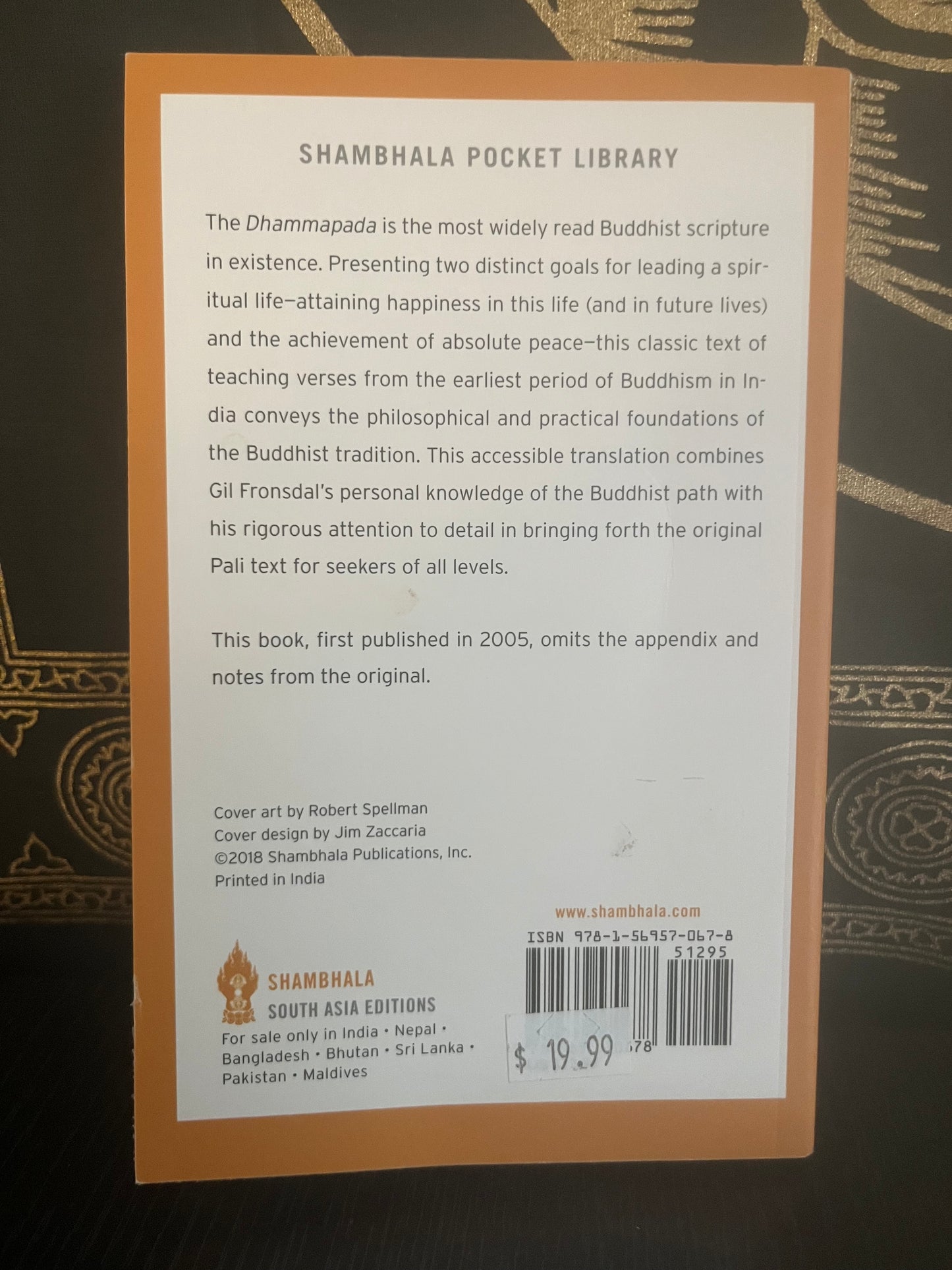 The Dhammapada by Gil Fronsdal