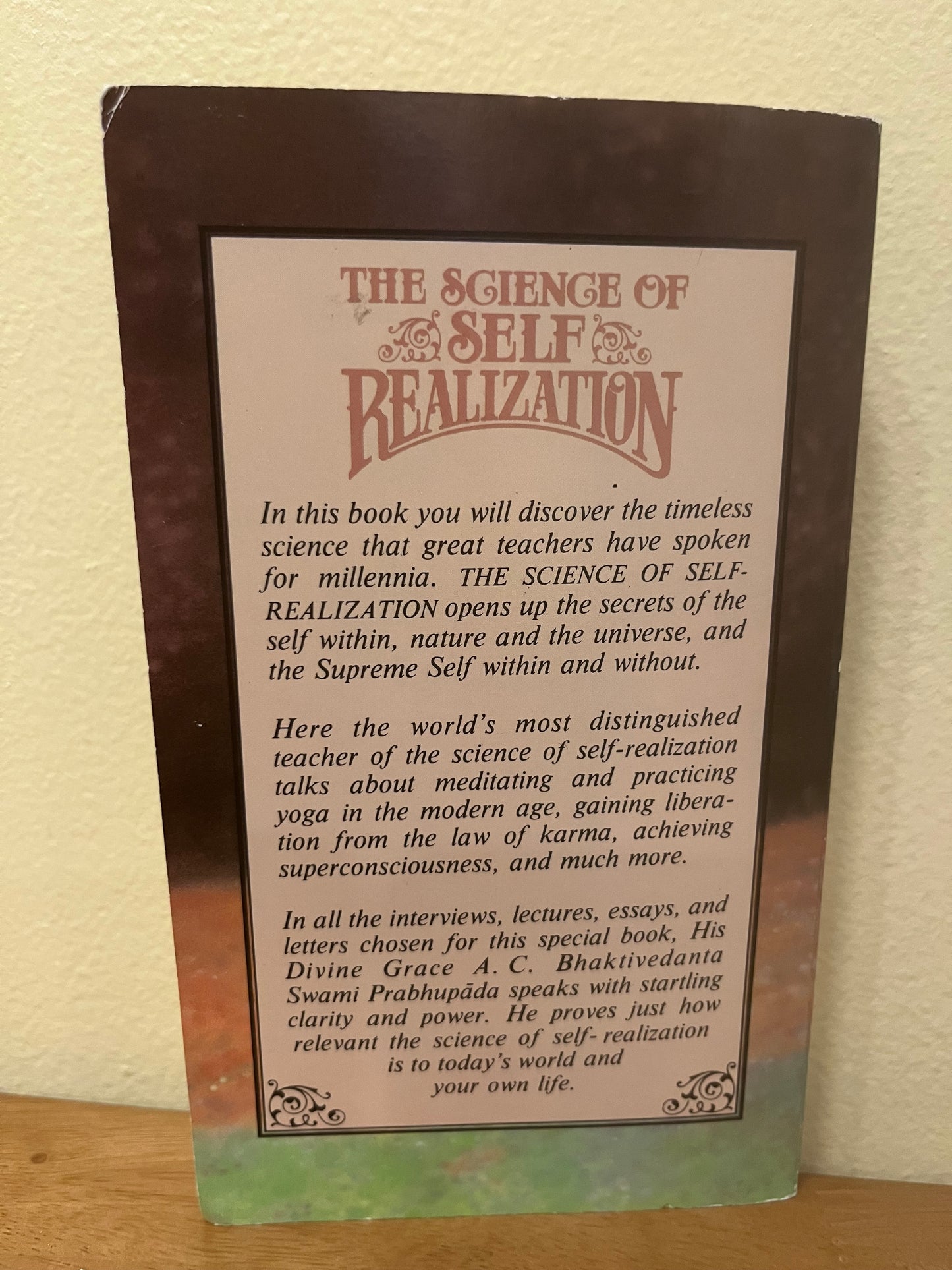 The Science Of Self Realization by AC Bhaktivedanta Swami Prabhupada (1998)