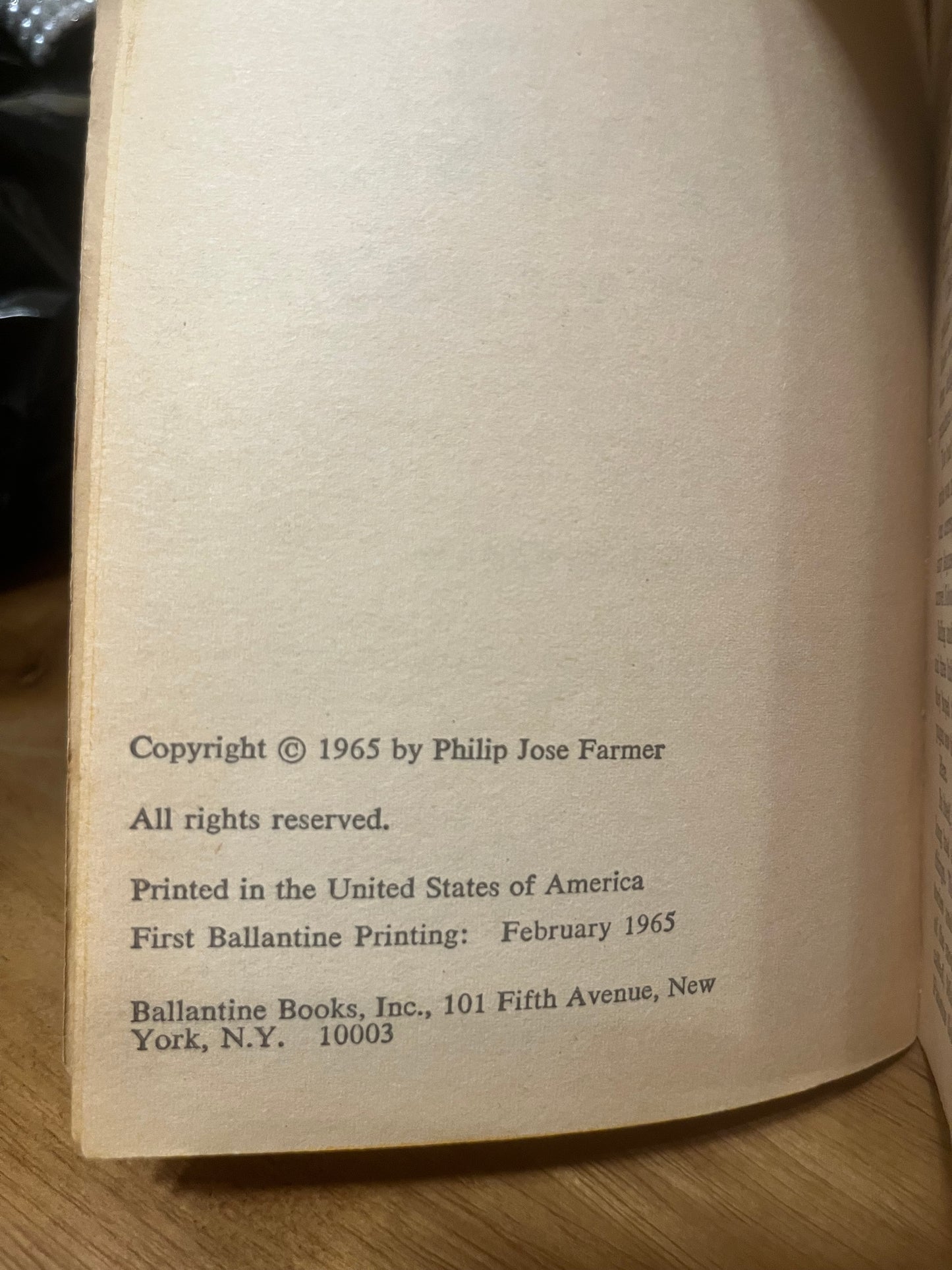 Dare by Philip Jose Farmer (1965 1st printing)