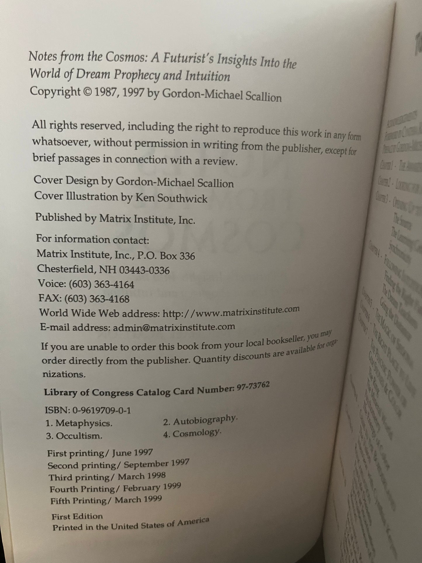 Notes From the Cosmos by Gordon-Michael Scallion