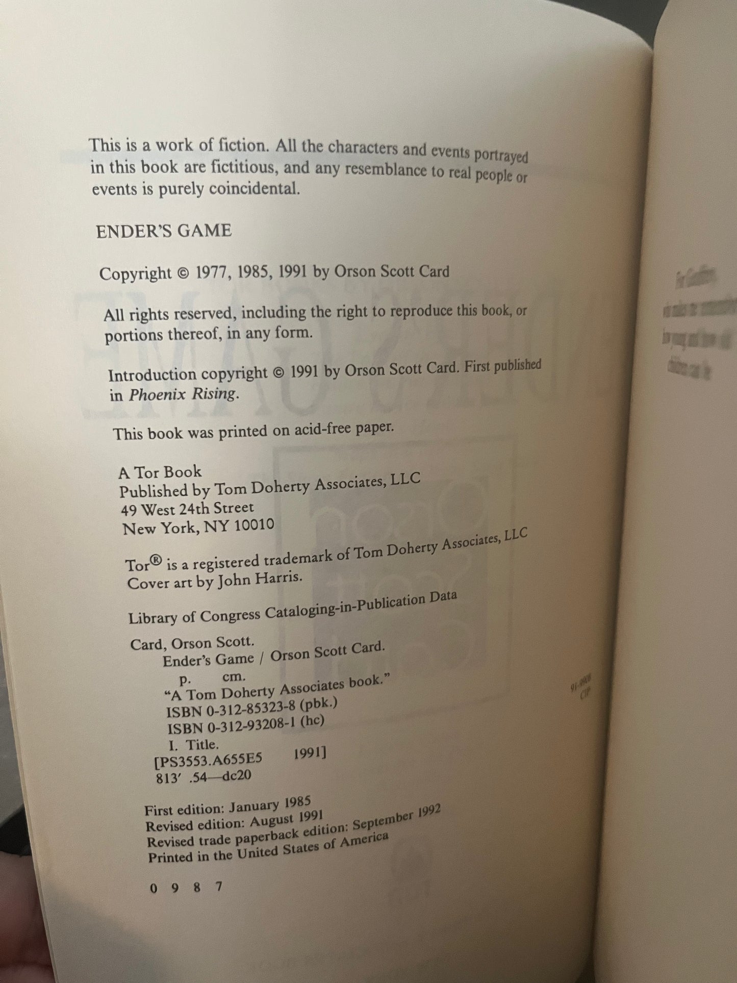 Ender’s Game: Author’s Definitive Edition by Orson Scott Card