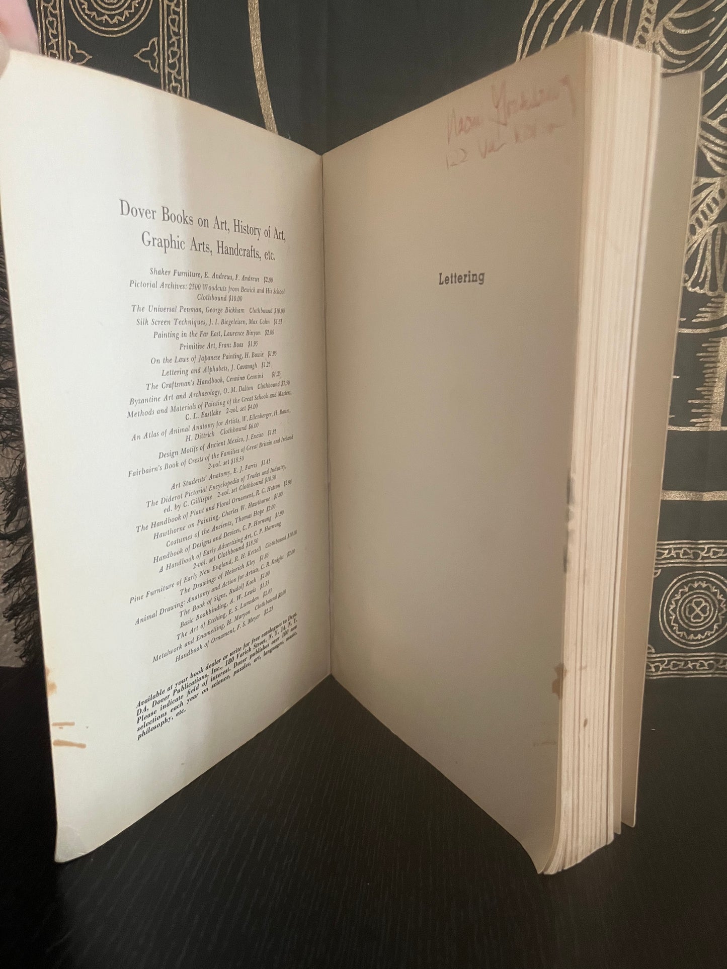 The History and Technique of Lettering by Alexander Nesbitt