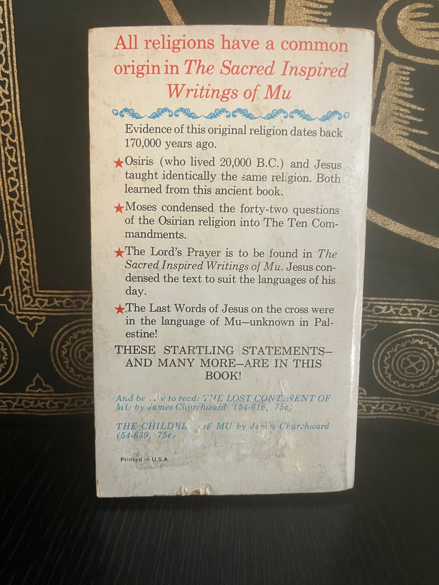 The Sacred Symbols of Mu by James Churchward