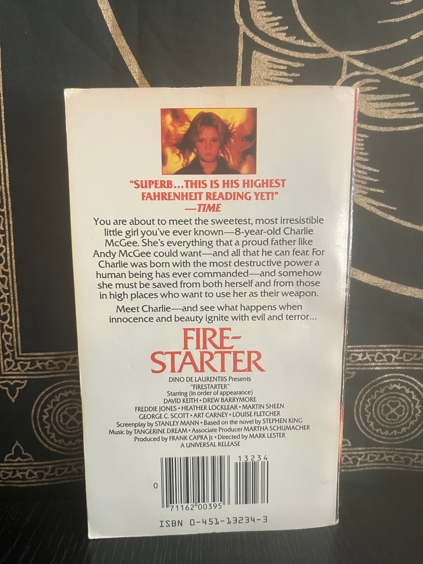 Firestarter by Stephen King (Movie Tie-In)