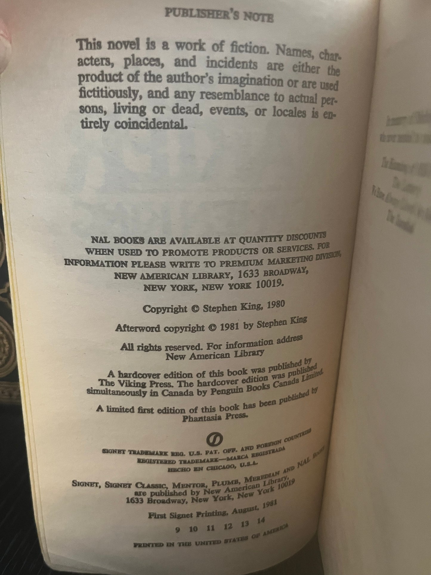 Firestarter by Stephen King (Movie Tie-In)