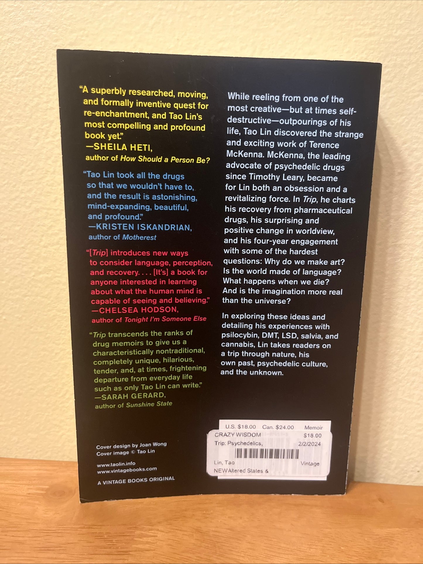 Trip : Psychedelics, Alienation, and Change by Tao Lin
