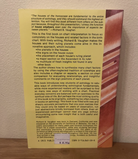 Astrology In Modern Language By Richard B Vaughn 1985 1st PB