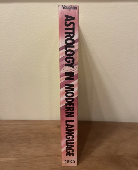Astrology In Modern Language By Richard B Vaughn 1985 1st PB